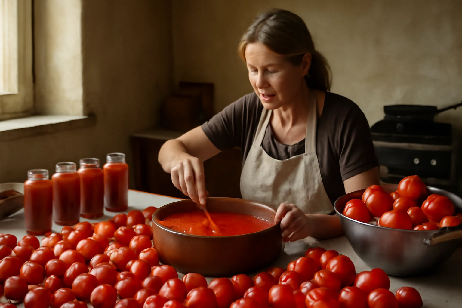 Come è nata l'abitudine italiana della conserva di pomodoro