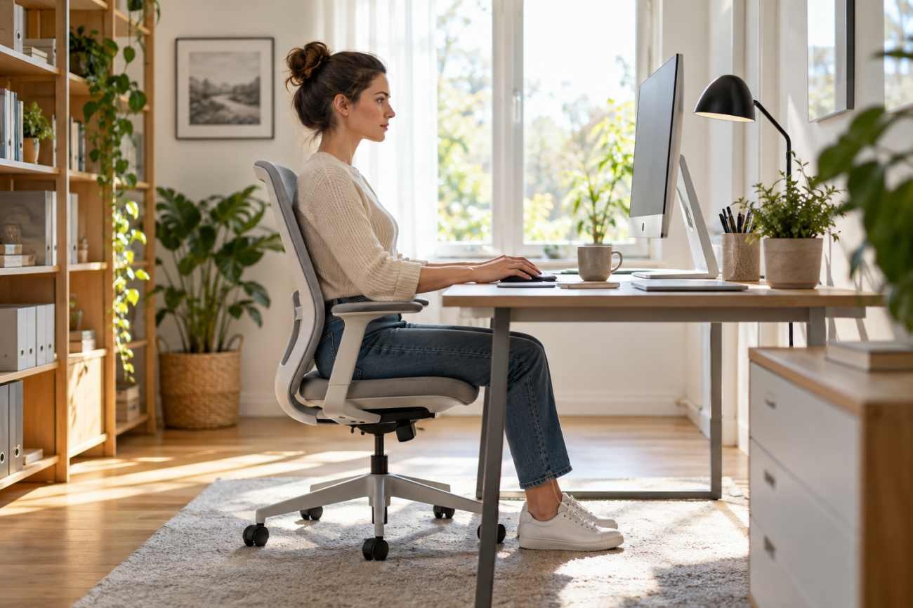 Come mantenere una postura corretta davanti al computer