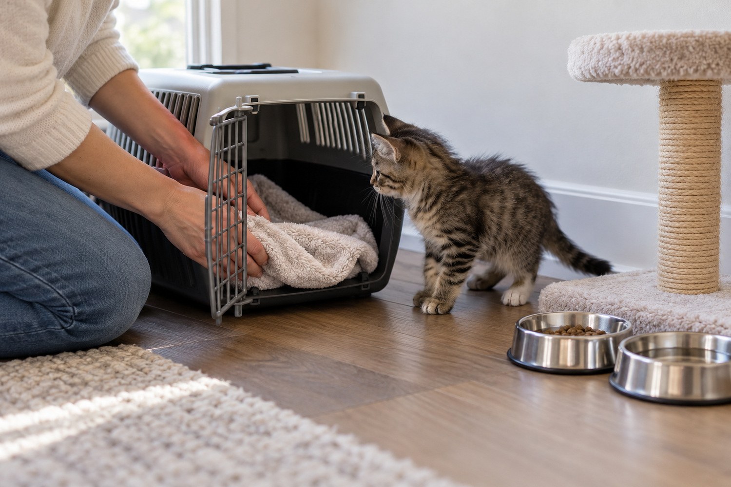 Come preparare la casa all'arrivo di un gattino