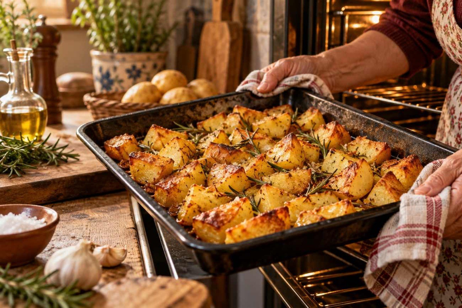 Patate al forno croccanti: perché la precottura e l’asciugatura cambiano il risultato