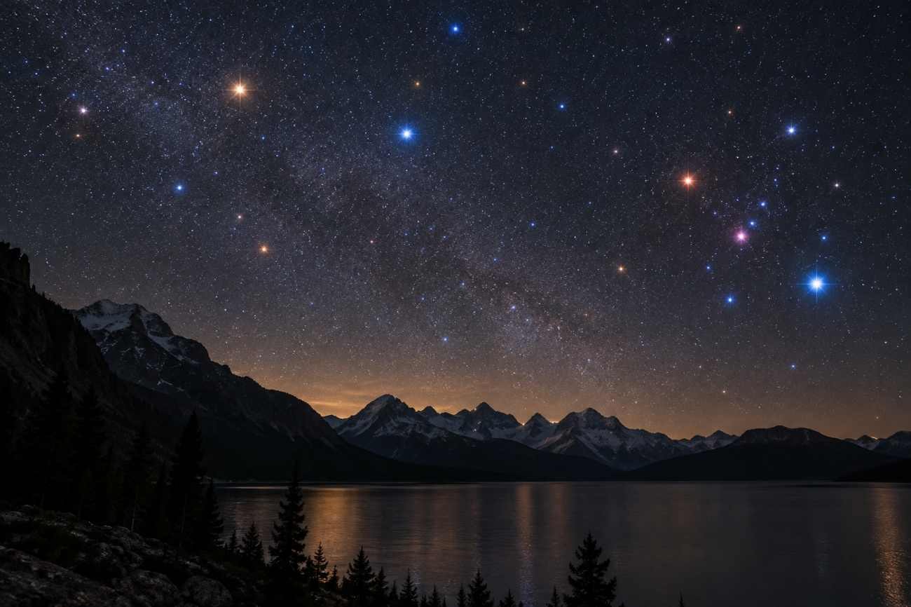 Perché alcune stelle sembrano cambiare colore durante la notte