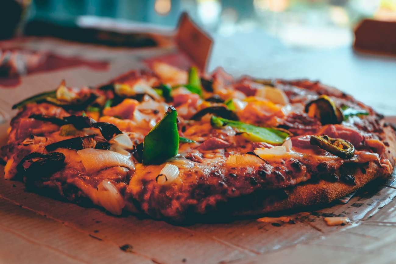 Pizza con verdure